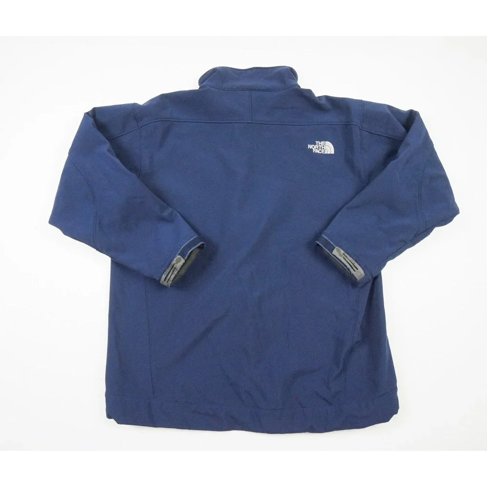 The North Face Jacket Mens Large Blue Full Zip Stretch Hike Camp Outdoors Adult